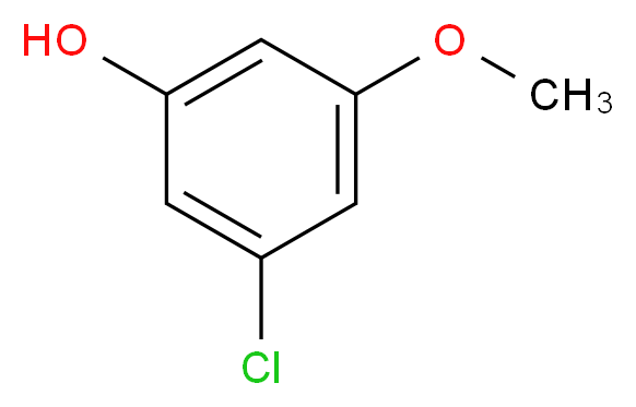 3-Chloro-5-methoxyphenol_Molecular_structure_CAS_65262-96-6)