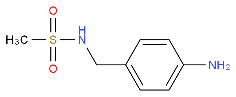 N-[(4-aminophenyl)methyl]methanesulfonamide_Molecular_structure_CAS_)