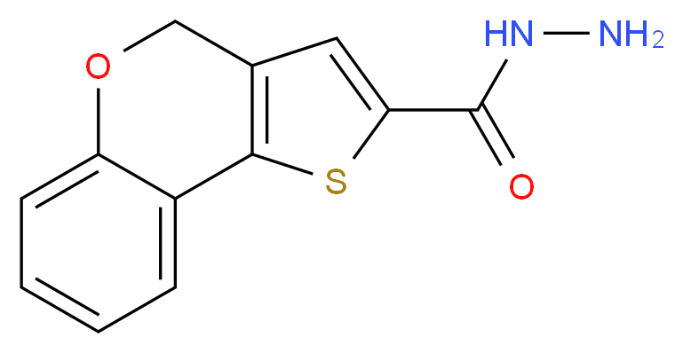 4H-[1]-Benzopyrano[4,3-b]thiophene-2-carboxylic acid hydrazide_Molecular_structure_CAS_351003-40-2)