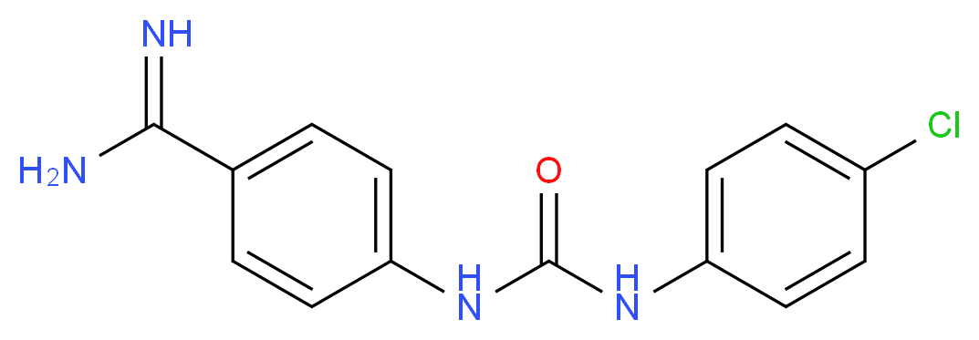 1-(4-Amidinophenyl)-3-(4-Chlorophenyl)Urea_Molecular_structure_CAS_)