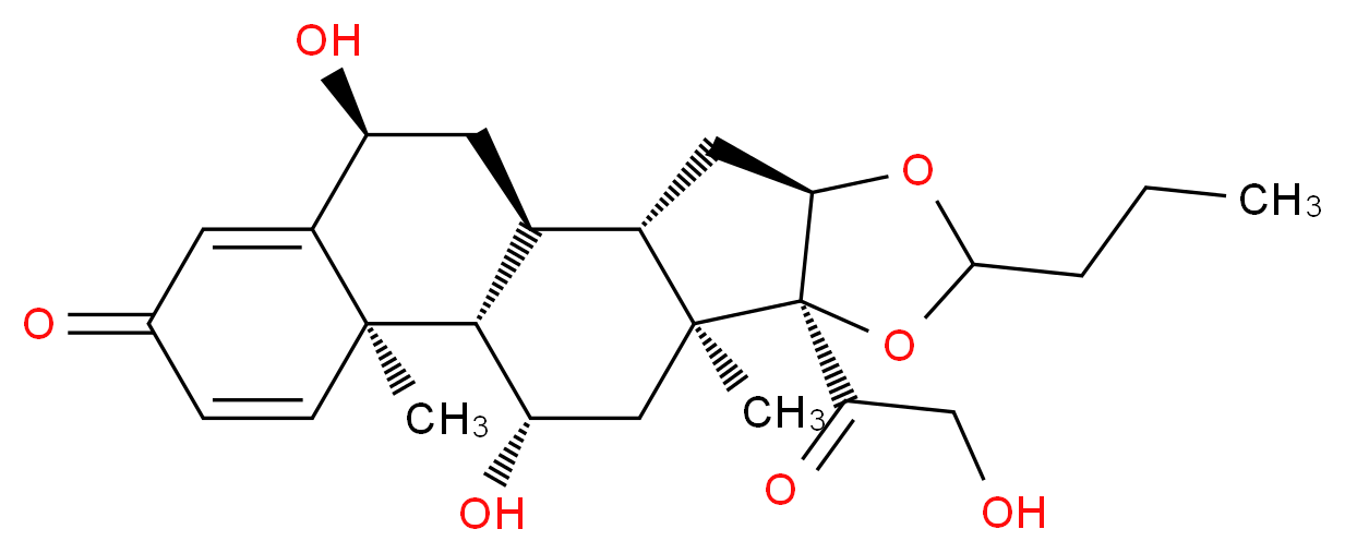 6α-Hydroxy Budesonide_Molecular_structure_CAS_577777-51-6)