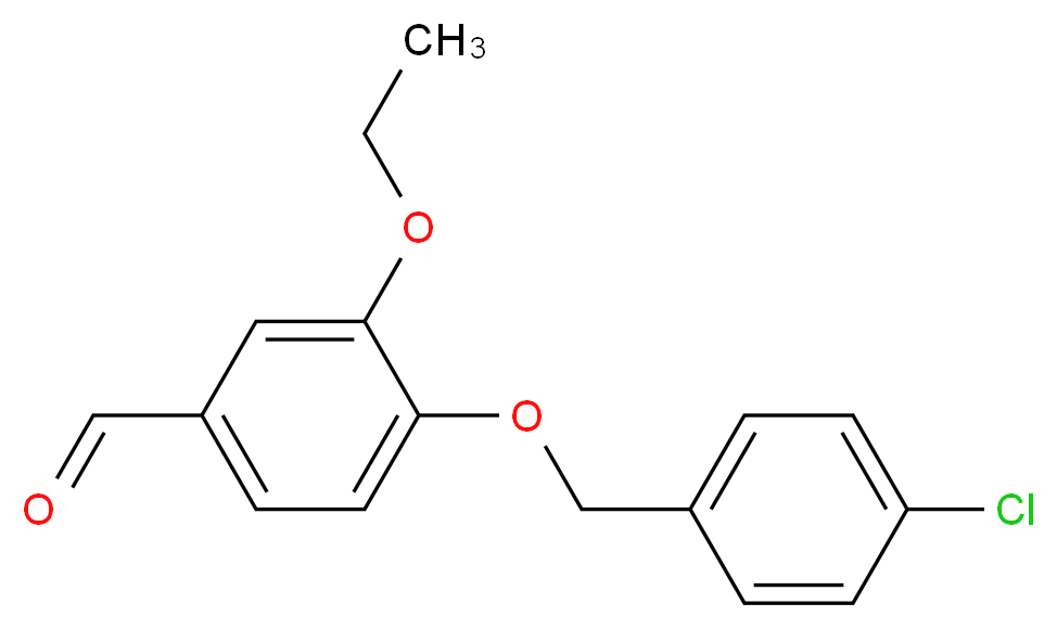 4-[(4-Chlorobenzyl)oxy]-3-ethoxybenzaldehyde_Molecular_structure_CAS_)