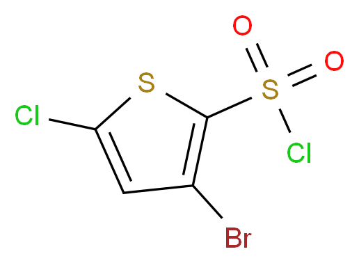 3-Bromo-5-chlorothiophene-2-sulfonyl chloride_Molecular_structure_CAS_175205-72-8)
