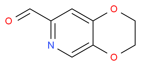 2H,3H-[1,4]dioxino[2,3-c]pyridine-7-carbaldehyde_Molecular_structure_CAS_)