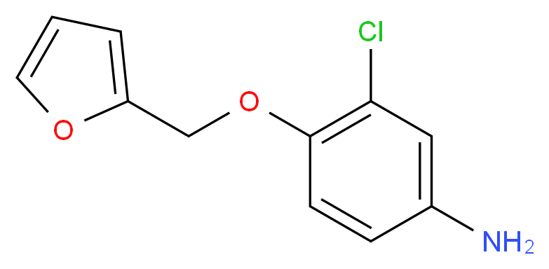 3-Chloro-4-(2-furylmethoxy)aniline_Molecular_structure_CAS_)
