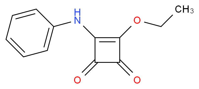 3-anilino-4-ethoxycyclobut-3-ene-1,2-dione_Molecular_structure_CAS_42132-09-2)