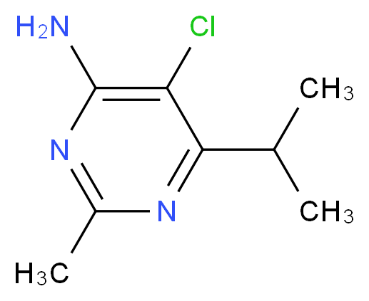 5-CHLORO-6-ISOPROPYL-2-METHYLPYRIMIDIN-4-AMINE_Molecular_structure_CAS_)
