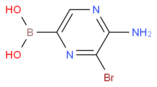 5-AMINO-6-BROMOPYRAZINE-2-BORONIC ACID_Molecular_structure_CAS_)