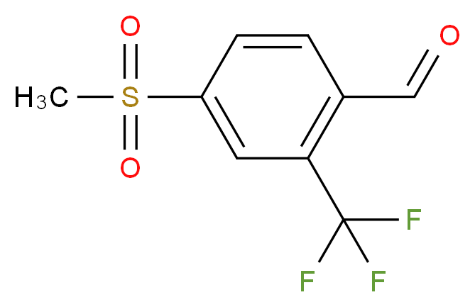 4-(Methylsulphonyl)-2-(trifluoromethyl)benzaldehyde_Molecular_structure_CAS_)