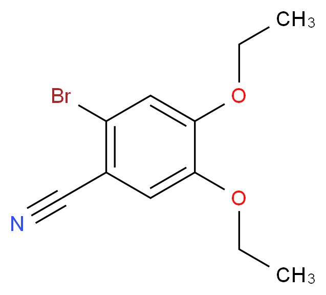 2-Bromo-4,5-diethoxybenzonitrile_Molecular_structure_CAS_445007-64-7)