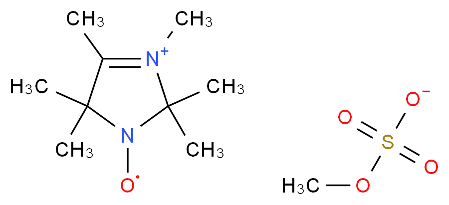 2,2,3,4,5,5-Hexamethyl-3-imidazolinium-1-yloxy methyl sulfate, free radical_Molecular_structure_CAS_70429-36-6)