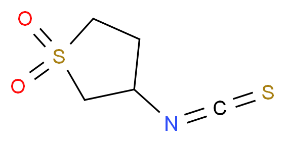 3-isothiocyanatotetrahydrothiophene 1,1-dioxide_Molecular_structure_CAS_85109-44-0)