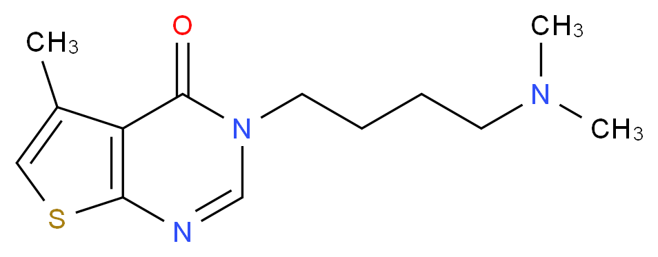 3-[4-(dimethylamino)butyl]-5-methylthieno[2,3-d]pyrimidin-4(3H)-one_Molecular_structure_CAS_)