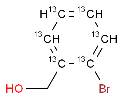 2-Bromobenzyl alcohol-(phenyl-13C6)_Molecular_structure_CAS_1173022-92-8)