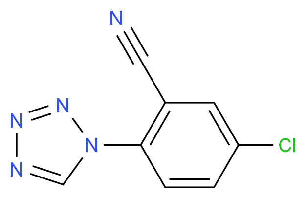 5-CHLORO-2-(1H-TETRAZOL-1-YL)BENZONITRILE_Molecular_structure_CAS_449758-28-5)