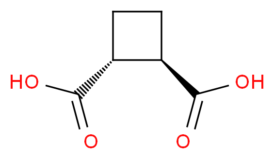 trans-Cyclobutane-1,2-dicarboxylic acid_Molecular_structure_CAS_1124-13-6)