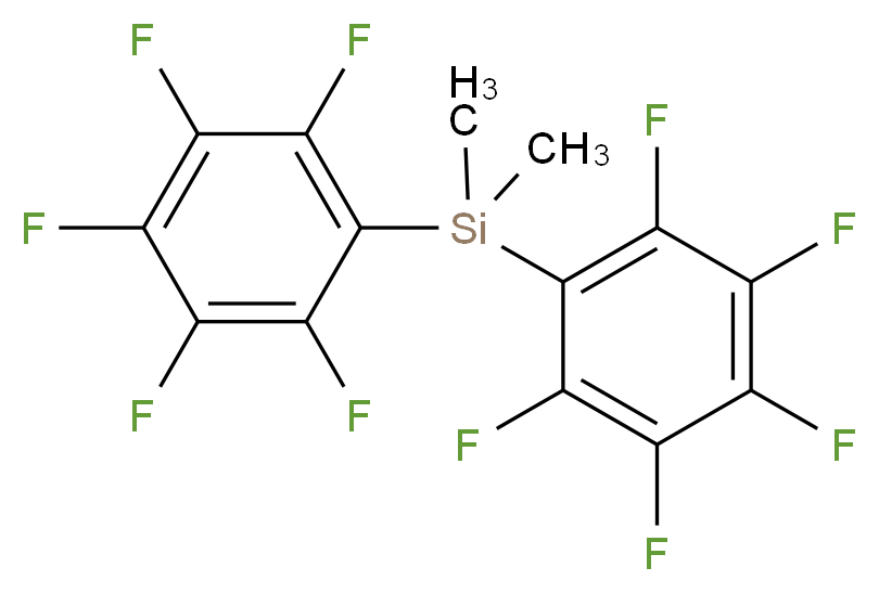 Bis(pentafluorophenyl)dimethylsilane_Molecular_structure_CAS_10536-62-6)