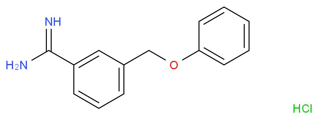 3-(phenoxymethyl)benzene-1-carboximidamide hydrochloride_Molecular_structure_CAS_)