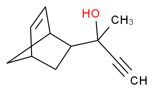 2-((1R,2S,4R)-bicyclo[2.2.1]hept-5-en-2-yl)but-3-yn-2-ol_Molecular_structure_CAS_)