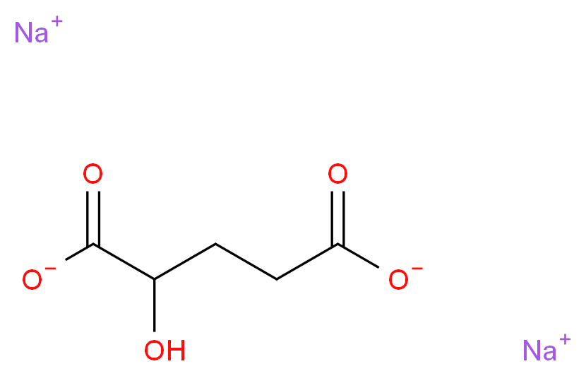 2-Hydroxyglutaric Acid Disodium Salt, contains up to 10% Methanol_Molecular_structure_CAS_40951-21-1)