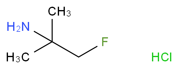 1,1-Dimethyl-2-fluoroethylamine hydrochloride_Molecular_structure_CAS_112433-51-9)