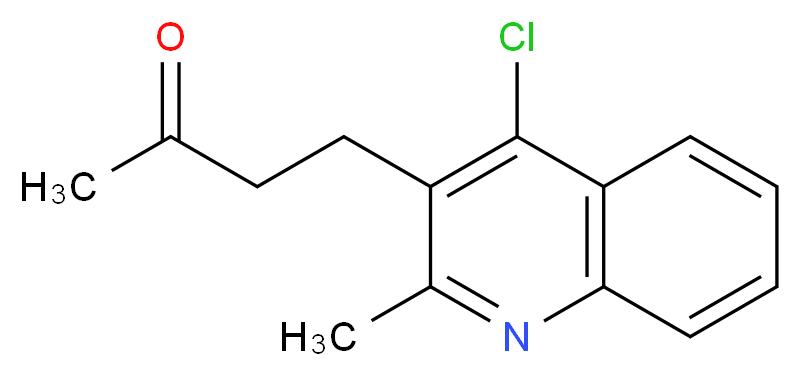 4-(4-chloro-2-methylquinolin-3-yl)butan-2-one_Molecular_structure_CAS_61640-16-2)