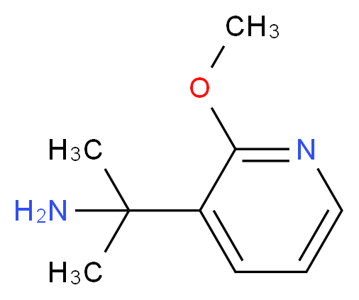 2-(2-methoxypyridin-3-yl)propan-2-amine_Molecular_structure_CAS_1060807-40-0)