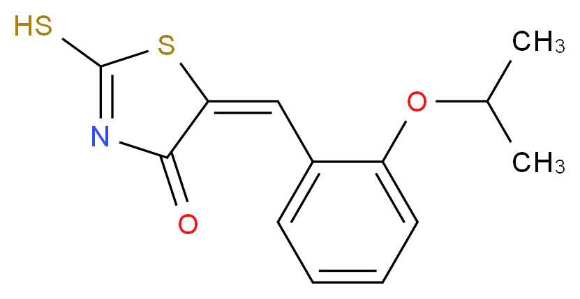 (5E)-5-(2-Isopropoxybenzylidene)-2-mercapto-1,3-thiazol-4(5H)-one_Molecular_structure_CAS_352540-00-2)