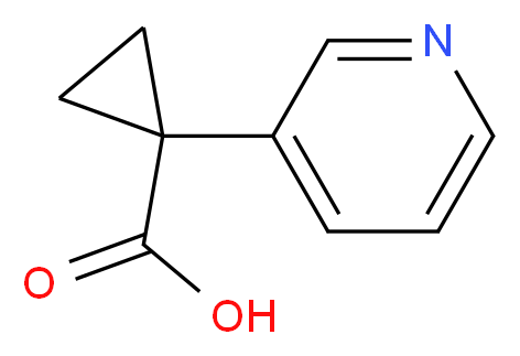 1-(Pyridin-3-yl)cyclopropanecarboxylic acid_Molecular_structure_CAS_610791-39-4)