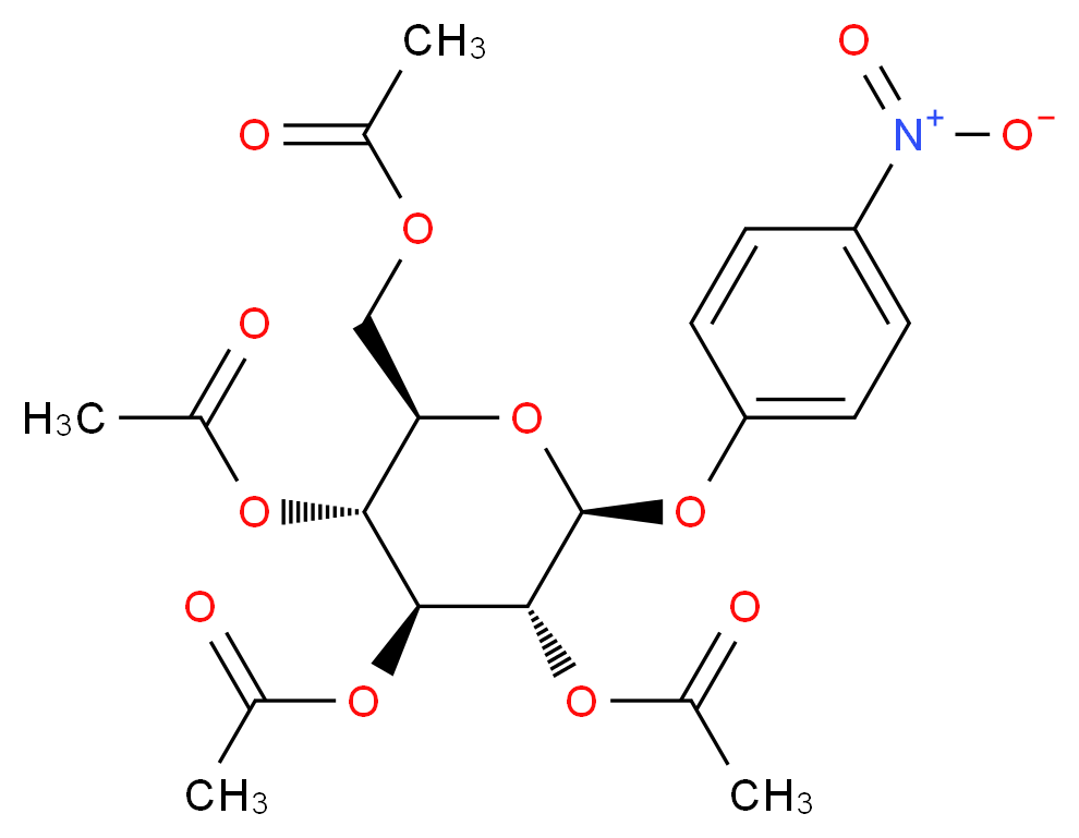 p-Nitrophenyl-2,3,4,6-Tetra-O-acetyl-β-D-glucopyranoside _Molecular_structure_CAS_5987-78-0)