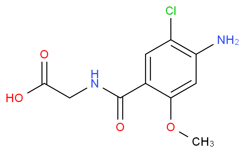N-Des(2-diethylamino) Metoclopramide Acetic Acid_Molecular_structure_CAS_65567-29-5)