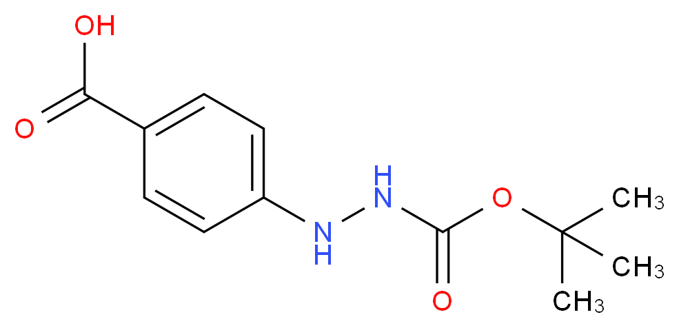 4-(2-(tert-Butoxycarbonyl)hydrazinyl)benzoic acid_Molecular_structure_CAS_96736-00-4)