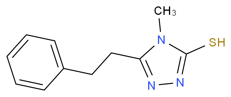 4-Methyl-5-(2-phenylethyl)-4H-1,2,4-triazole-3-thiol_Molecular_structure_CAS_663181-83-7)