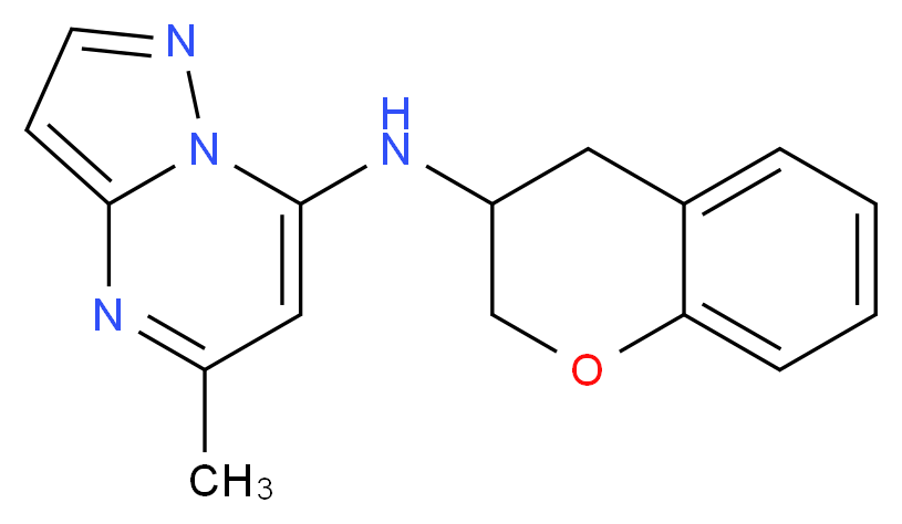 N-(3,4-dihydro-2H-chromen-3-yl)-5-methylpyrazolo[1,5-a]pyrimidin-7-amine_Molecular_structure_CAS_)
