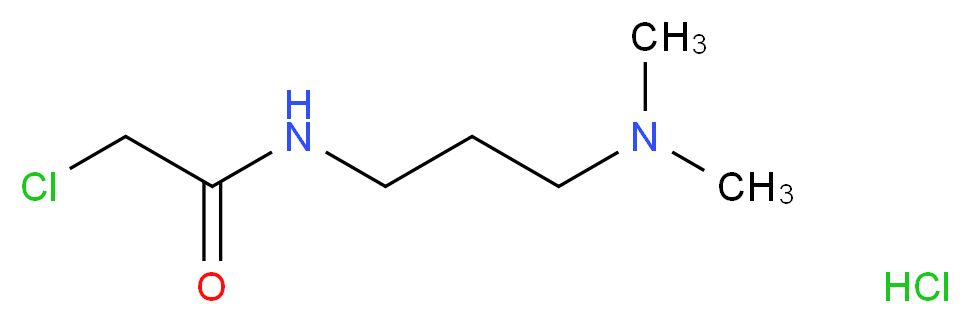 2-chloro-N-[3-(dimethylamino)propyl]acetamide hydrochloride_Molecular_structure_CAS_)