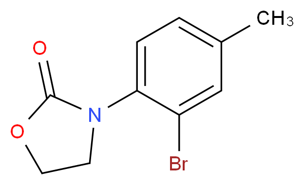 3-(2-bromo-4-methylphenyl)-1,3-oxazolidin-2-one_Molecular_structure_CAS_1060817-68-6)