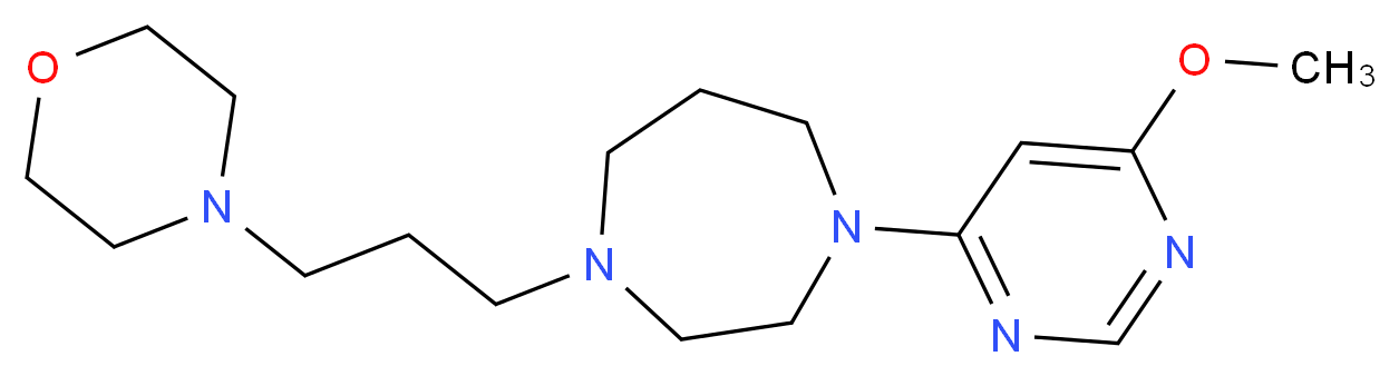 1-(6-methoxypyrimidin-4-yl)-4-(3-morpholin-4-ylpropyl)-1,4-diazepane_Molecular_structure_CAS_)