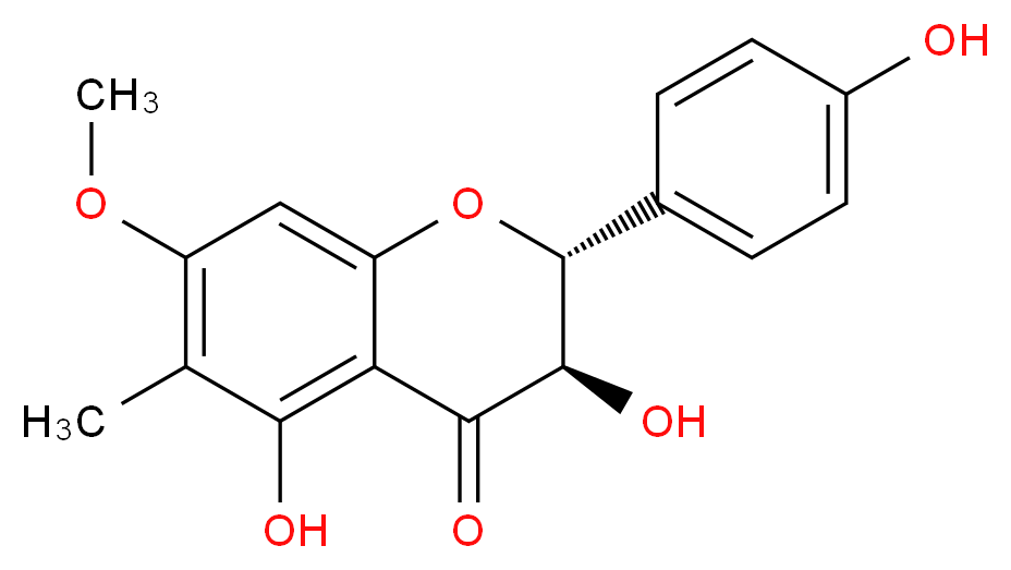 6-Methyl-7-O-methylaromadendrin_Molecular_structure_CAS_852385-13-8)