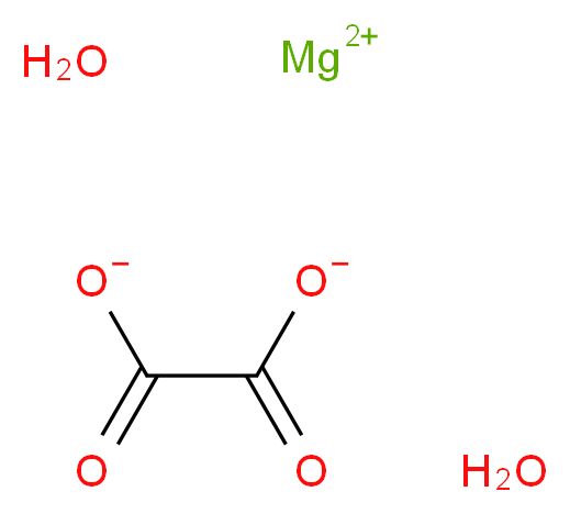 Magnesium oxalate dihydrate, Puratronic&reg;_Molecular_structure_CAS_547-66-0)