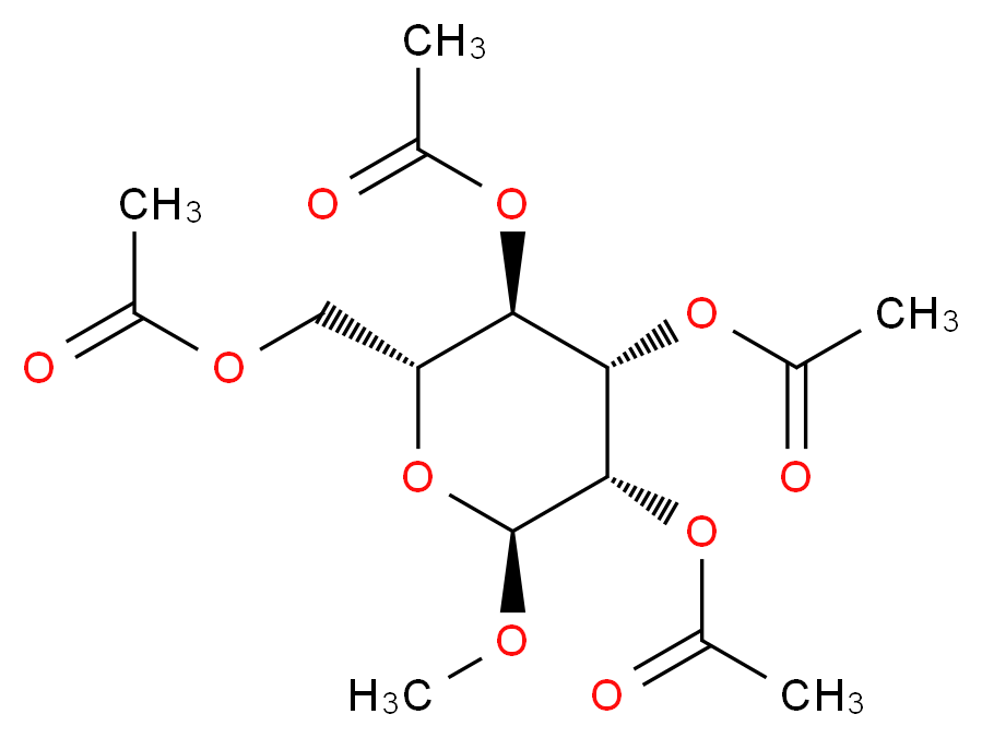 Methyl-α-D-mannopyranoside 2,3,4,6-tetraacetate_Molecular_structure_CAS_5019-24-9)