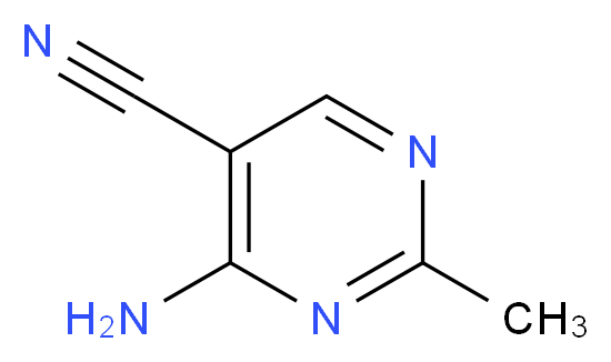 4-Amino-2-methylpyrimidine-5-carbonitrile_Molecular_structure_CAS_698-29-3)