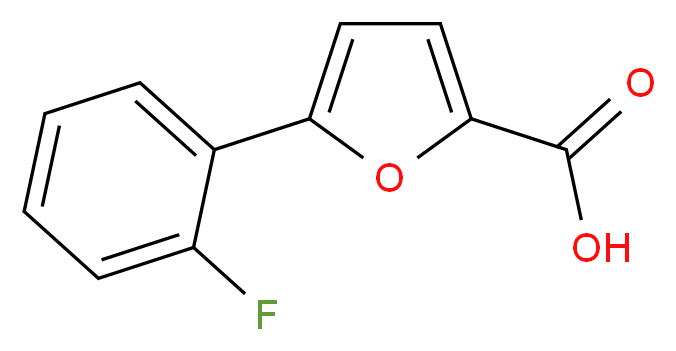 5-(2-Fluorophenyl)-2-furoic acid_Molecular_structure_CAS_)