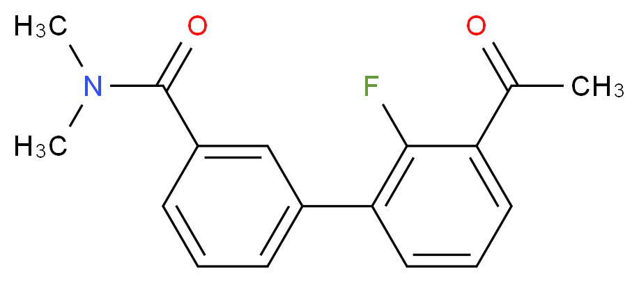 3'-acetyl-2'-fluoro-N,N-dimethylbiphenyl-3-carboxamide_Molecular_structure_CAS_)