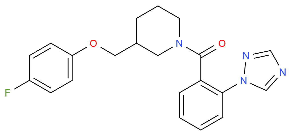 3-[(4-fluorophenoxy)methyl]-1-[2-(1H-1,2,4-triazol-1-yl)benzoyl]piperidine_Molecular_structure_CAS_)