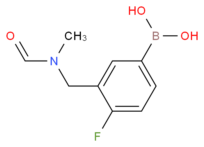 3-Ethylcarbamoyl-4-fluorobenzeneboronic acid_Molecular_structure_CAS_874219-20-2)