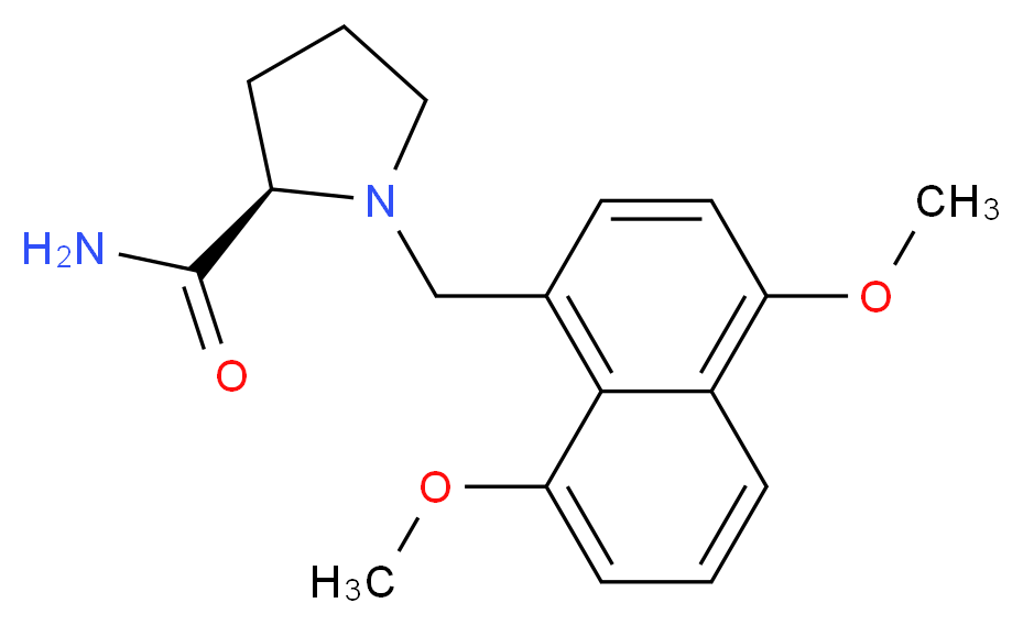1-[(4,8-dimethoxy-1-naphthyl)methyl]-D-prolinamide_Molecular_structure_CAS_)
