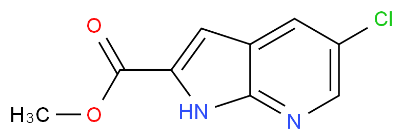 Methyl 5-chloro-1H-pyrrolo[2,3-b]pyridine-2-carboxylate_Molecular_structure_CAS_952182-19-3)