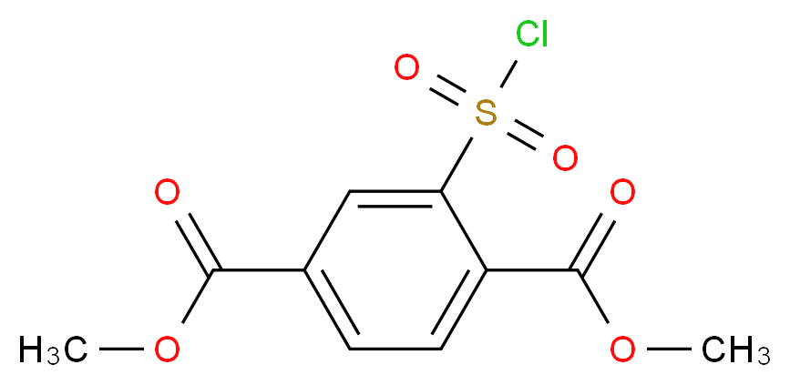 dimethyl 2-(chlorosulfonyl)terephthalate_Molecular_structure_CAS_)