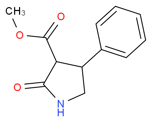 methyl 2-oxo-4-phenylpyrrolidine-3-carboxylate_Molecular_structure_CAS_)