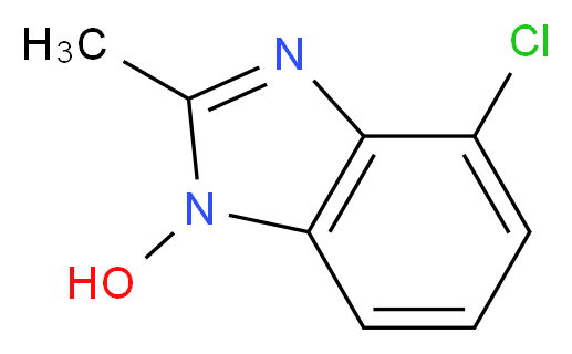 4-chloro-2-methyl-1H-1,3-benzodiazol-1-ol_Molecular_structure_CAS_)